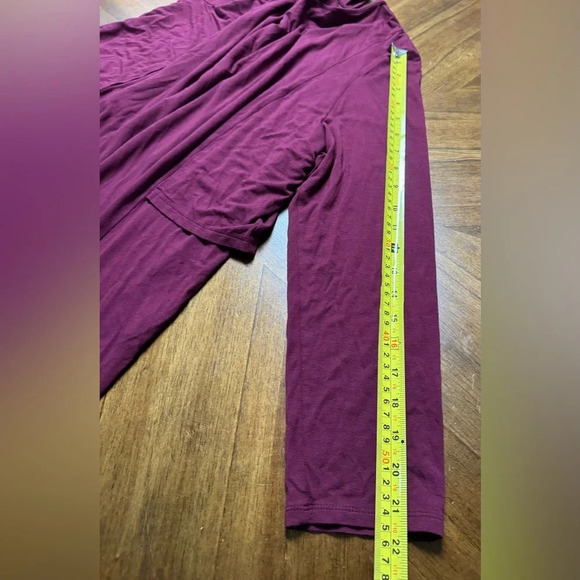 J.Jill Wearever Collection Scoop Neck Tunic Burgundy Comfy Office Size XL - Picture 3 of 7